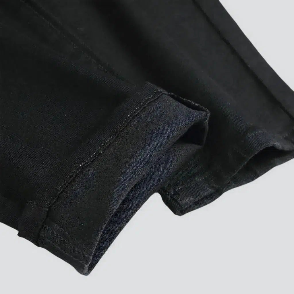 Monochrome skinny jeans
 for men