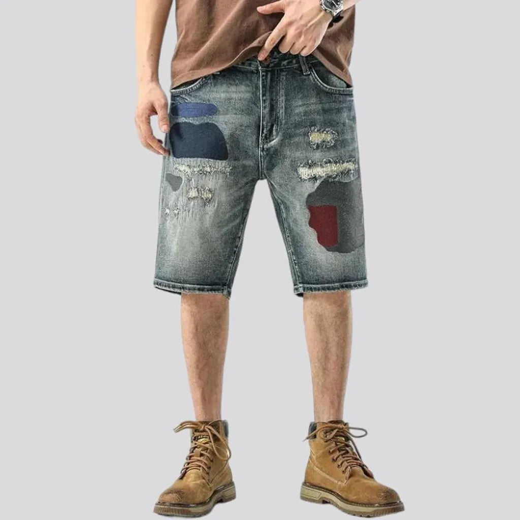 Y2k vintage men's jeans shorts