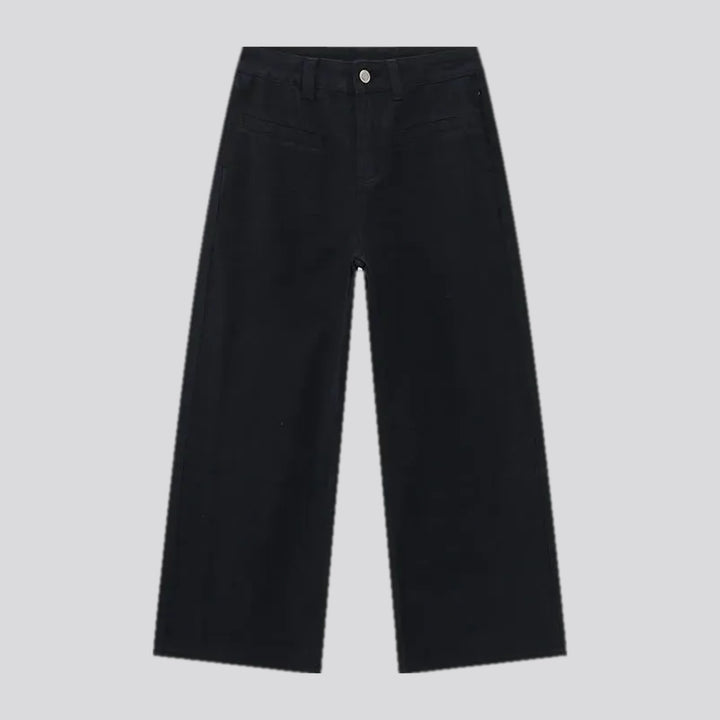 Baggy casual midweight jean pants for men