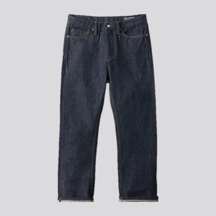 Dark Midweight Casual Tapered Men's Jeans | Jeans4you.shop